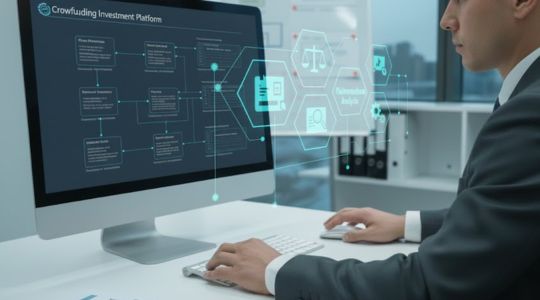 Especialista em Auditoria de Plataformas de Crowdfunding de Investimentos Realizando Análise da Arquitetura Tecnológica