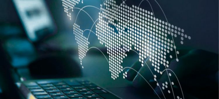 Integração global representada digitalmente em um dispositivo