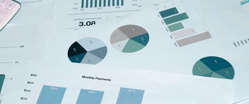 KPIs impressos para a análise da auditoria interna