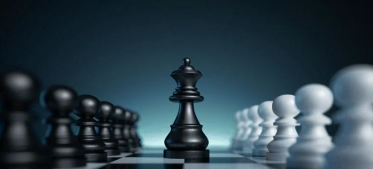 Representação de como transformar a conformidade em um diferencial competitivo no tabuleiro de xadrez